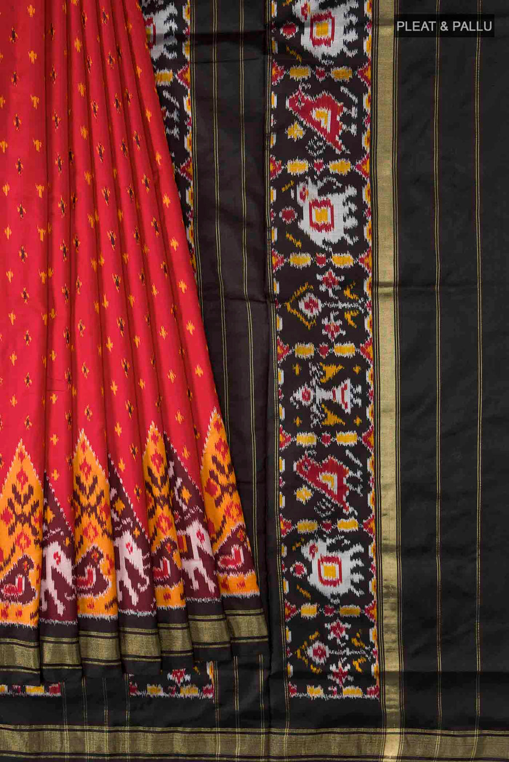 pleats pallu