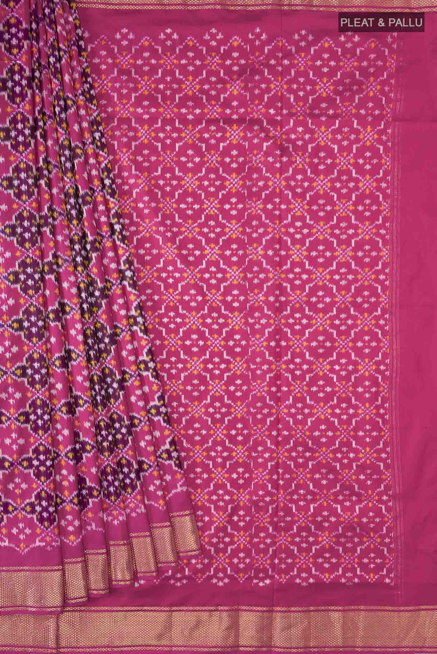 pleats pallu