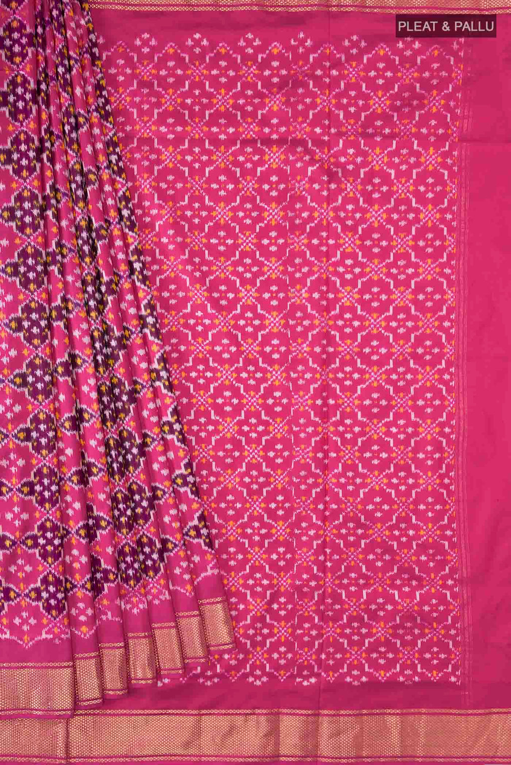 pleats pallu