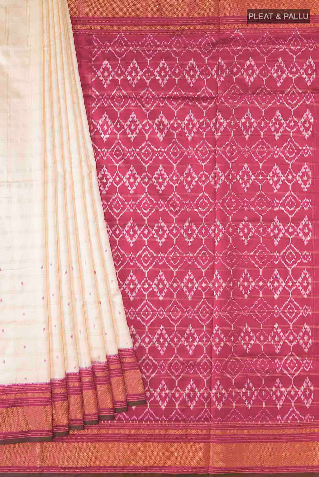 pleats pallu