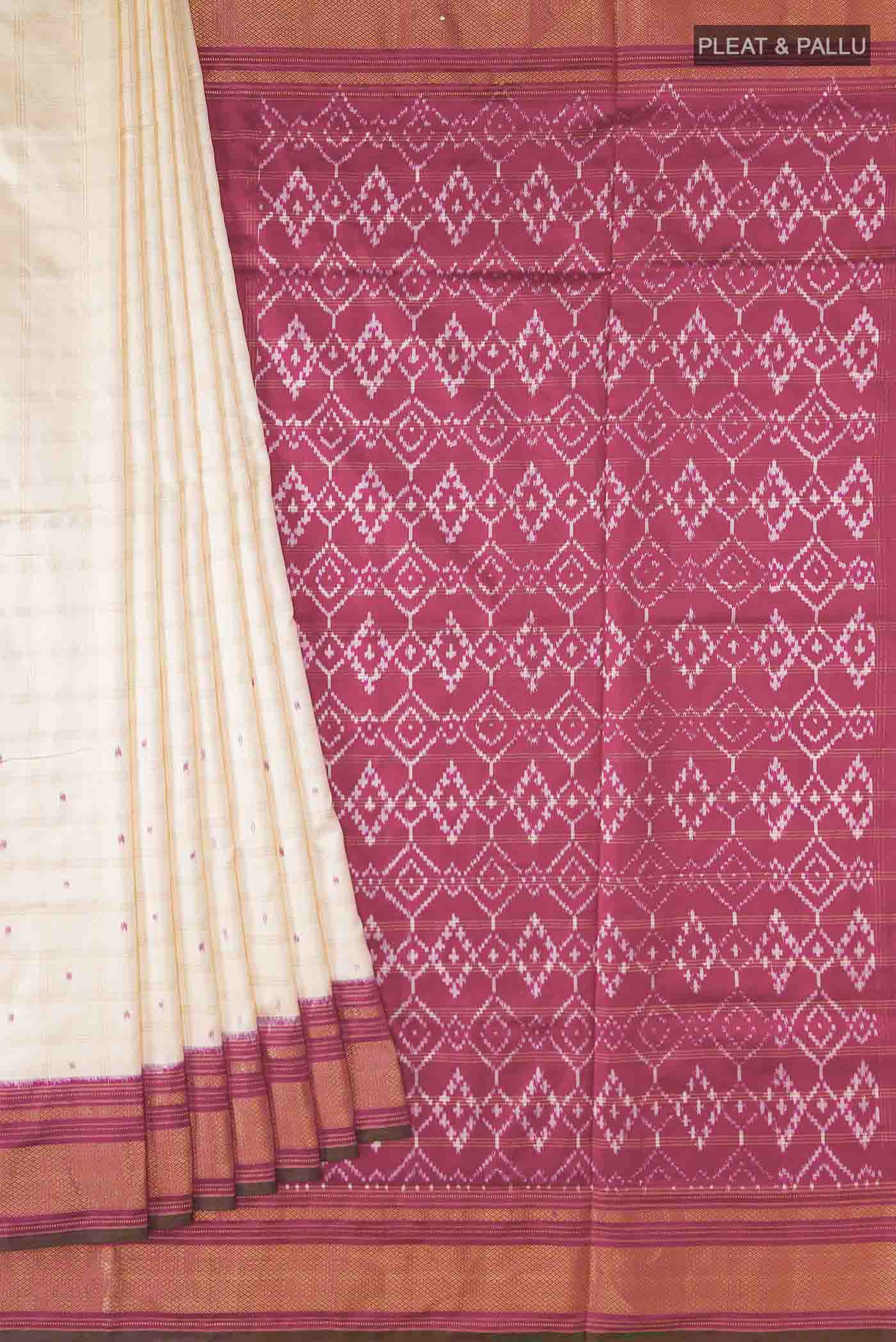 pleats pallu