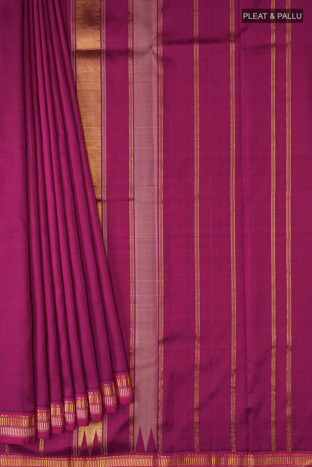 pleats pallu
