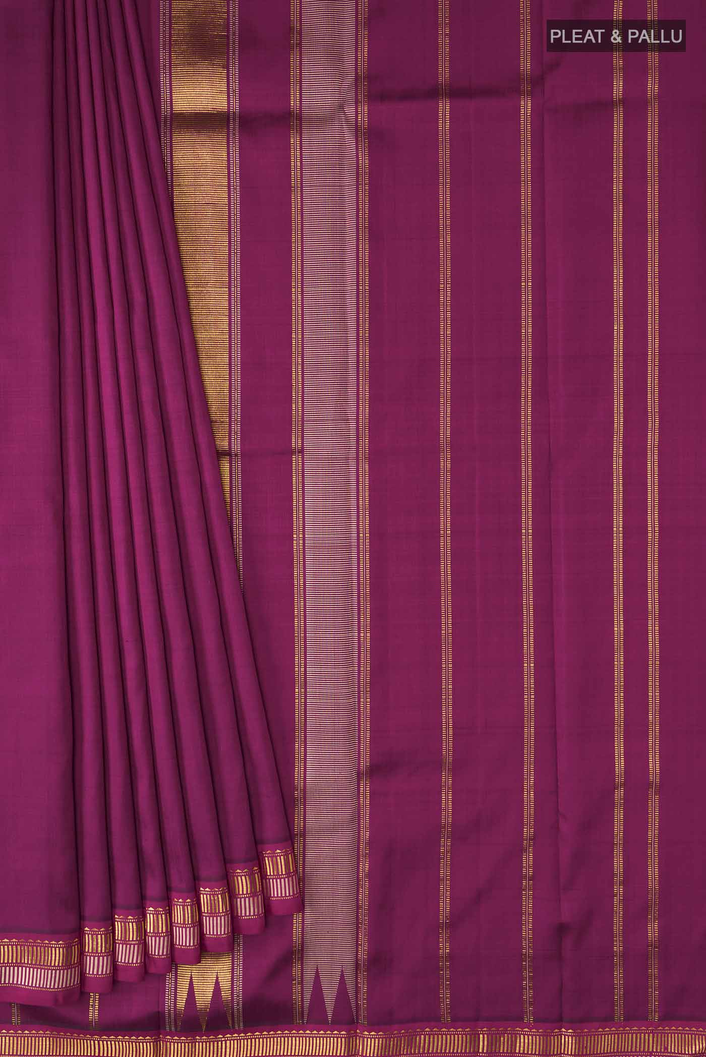 pleats pallu