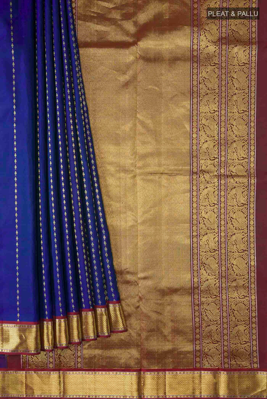 pleats pallu