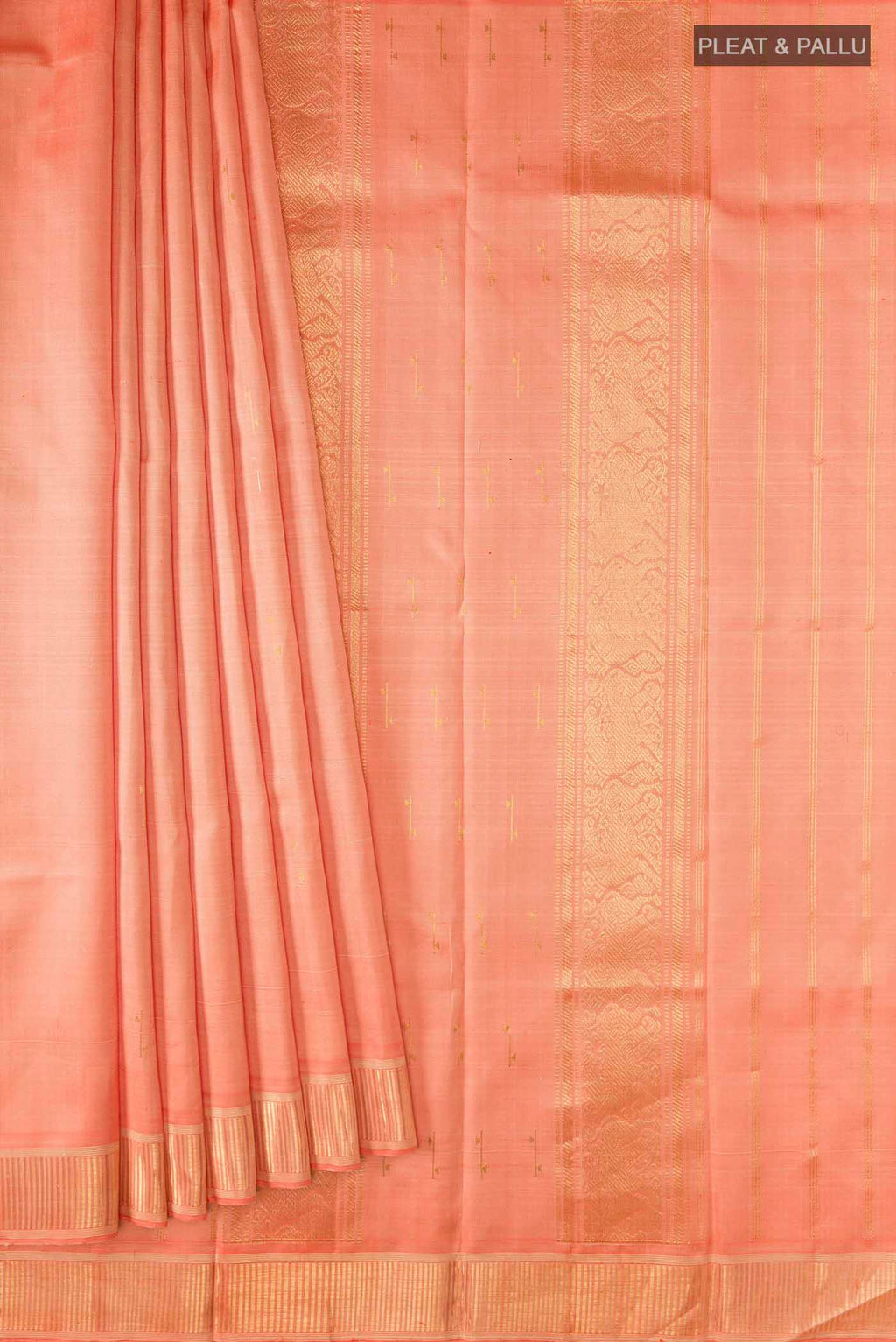 pleats pallu