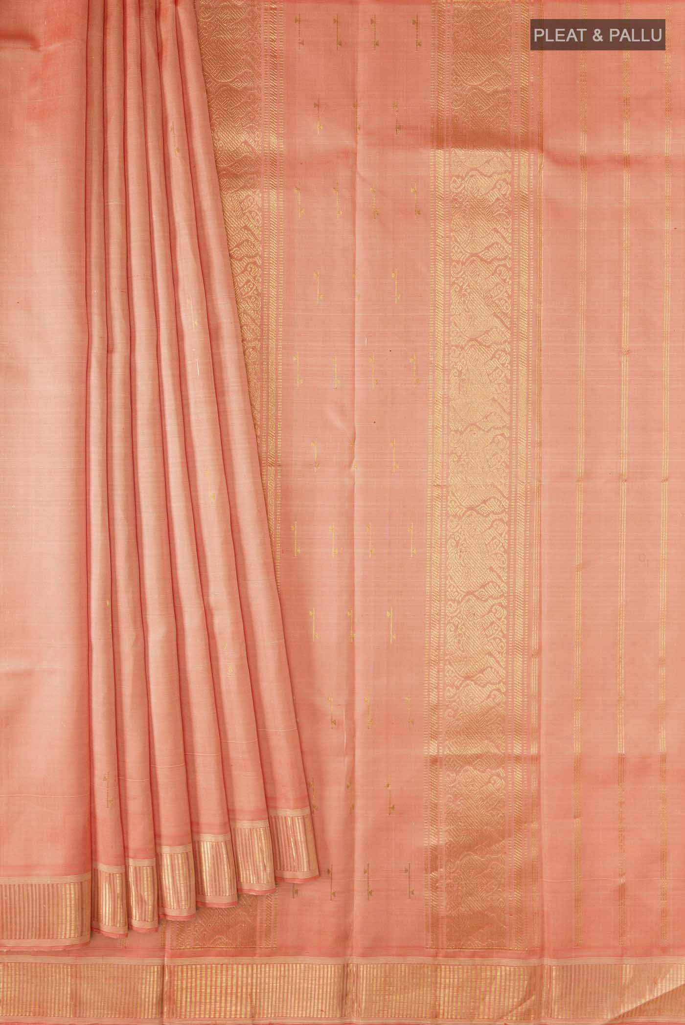 pleats pallu