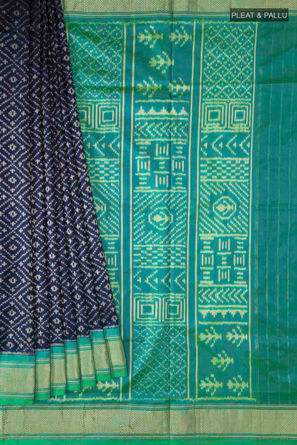 pleats pallu
