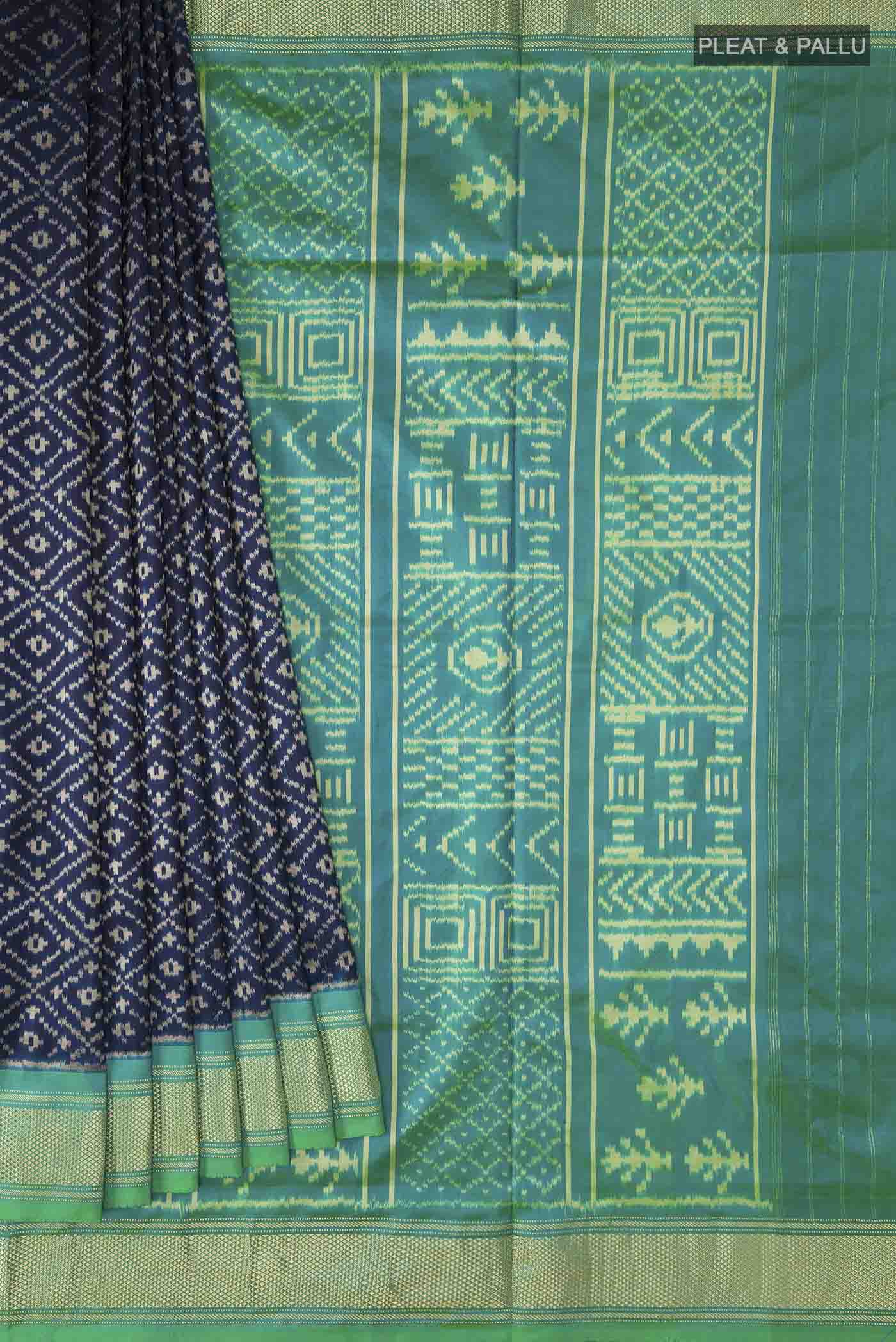 pleats pallu