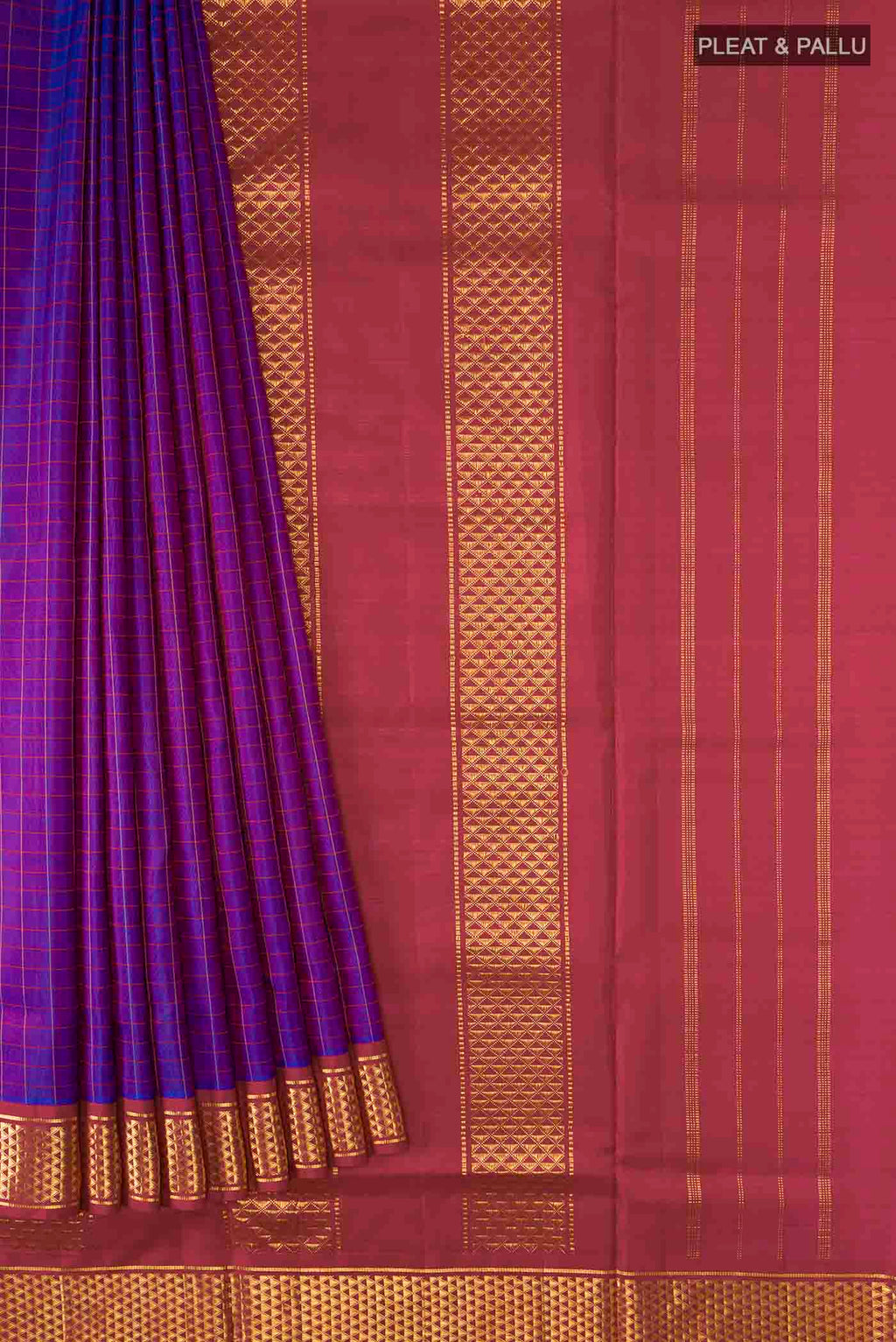 pleats pallu