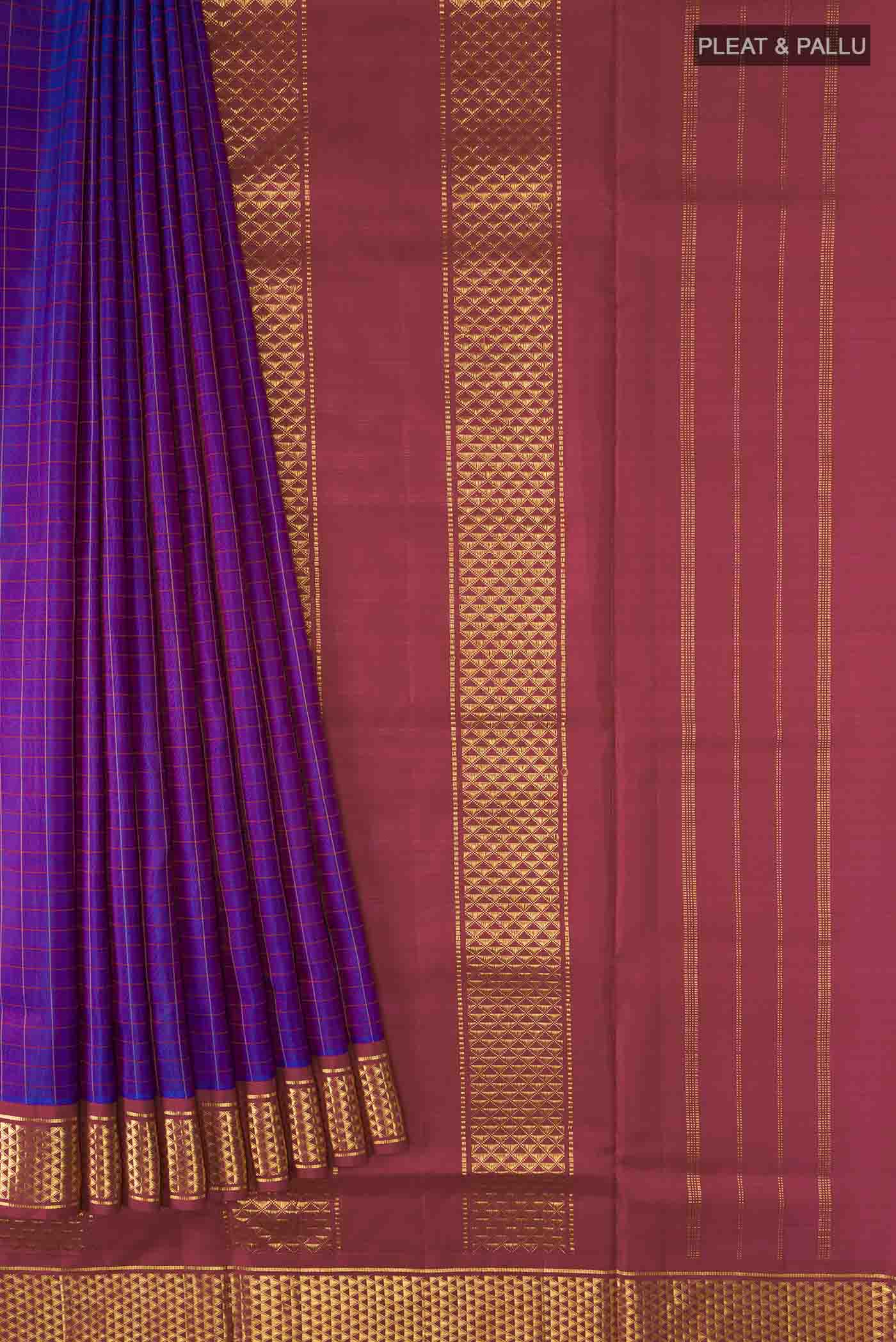 pleats pallu