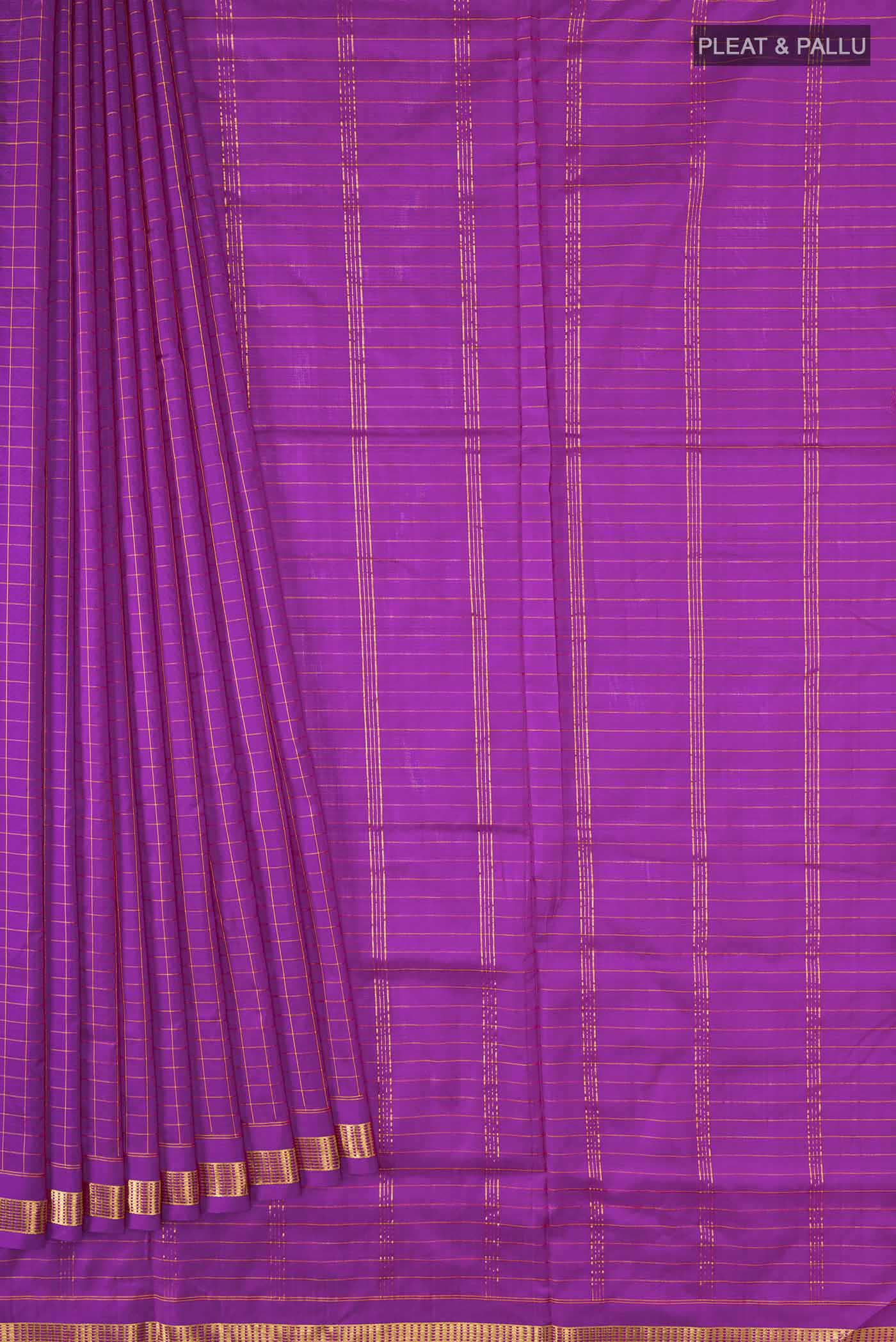 pleats pallu