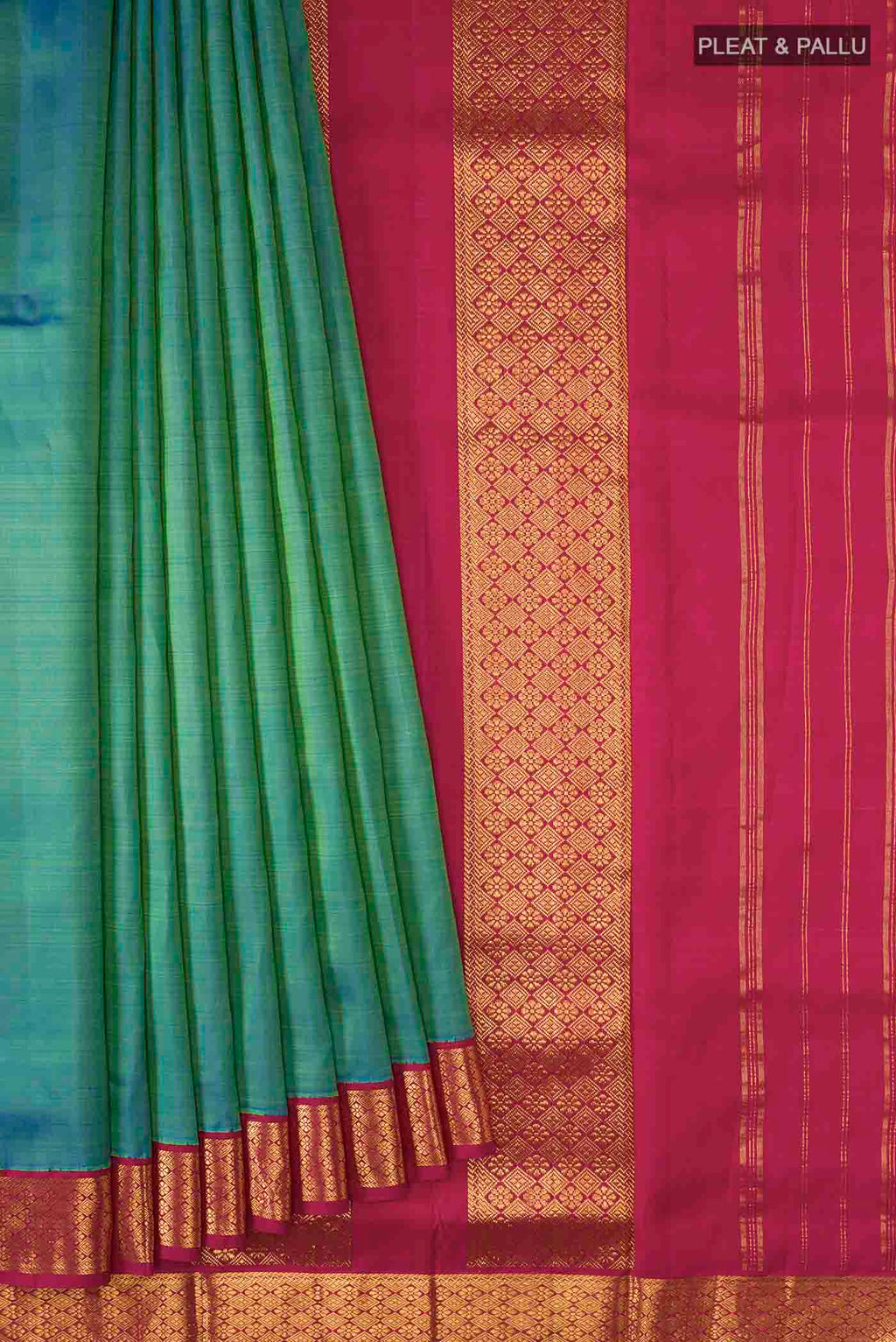 pleats pallu