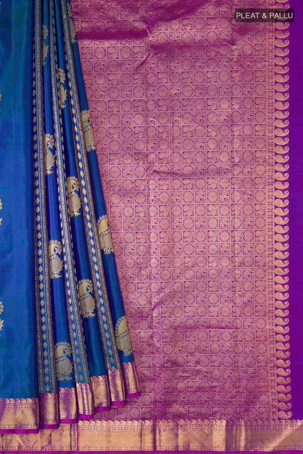 pleats pallu