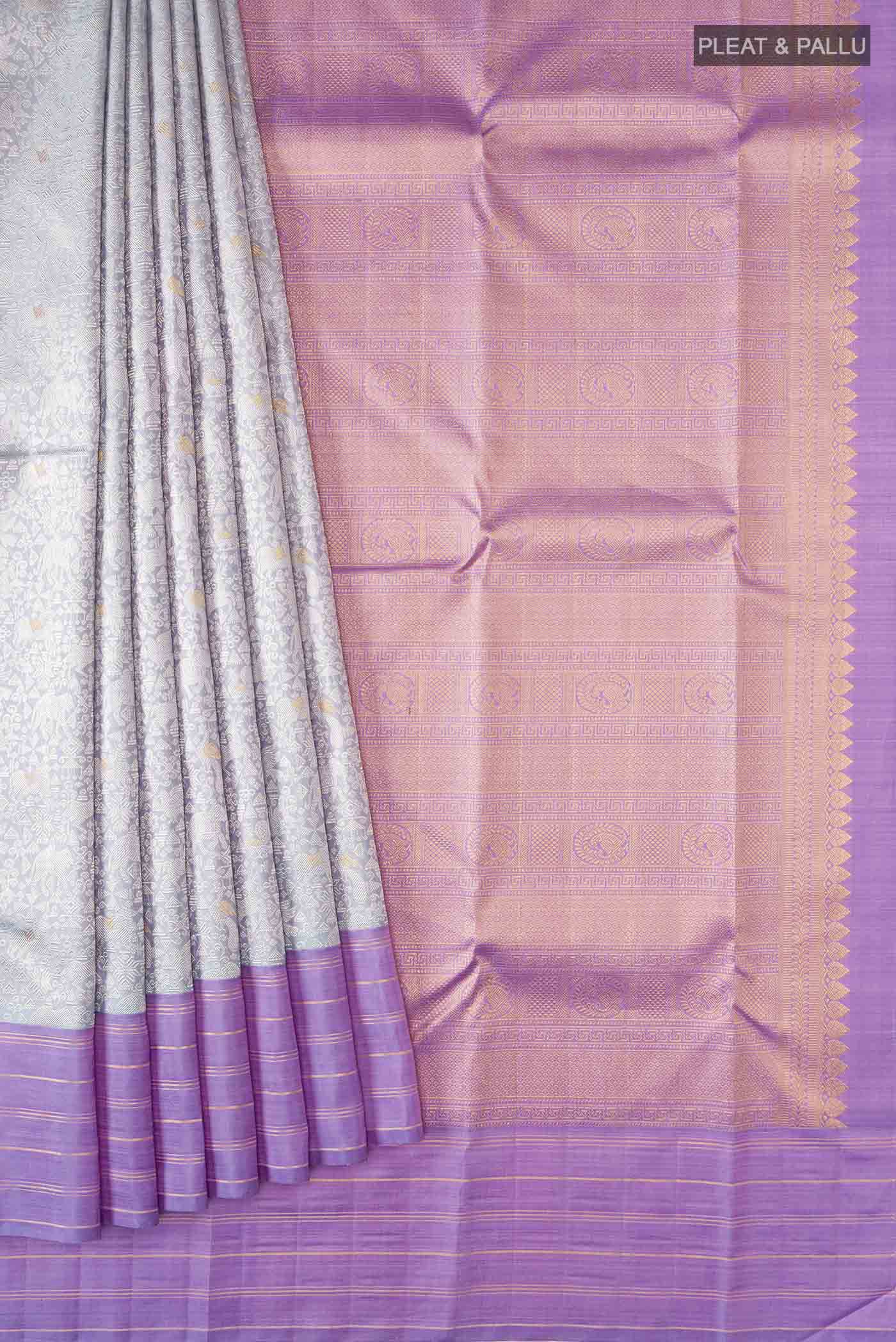 pleats pallu