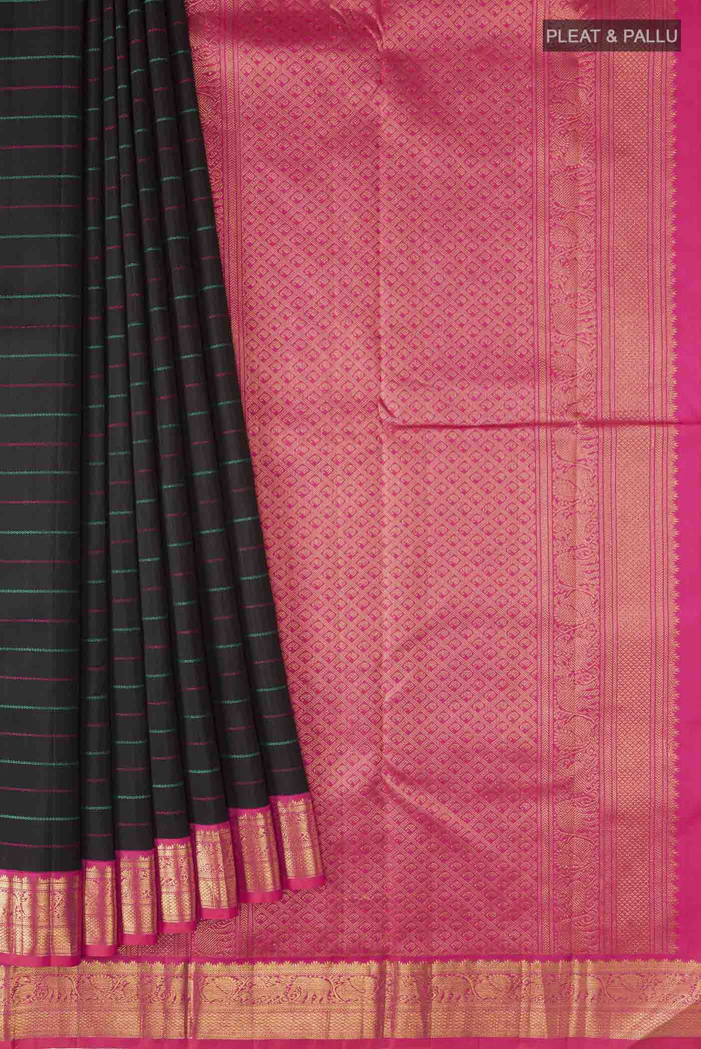 pleats pallu