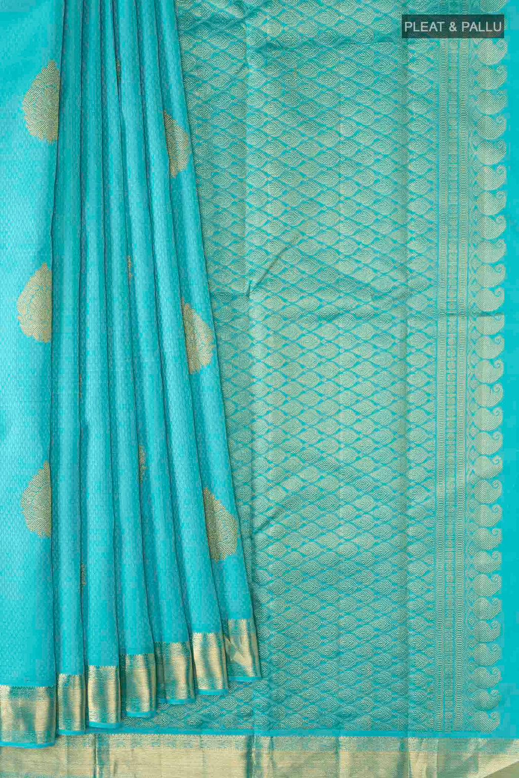 pleats pallu
