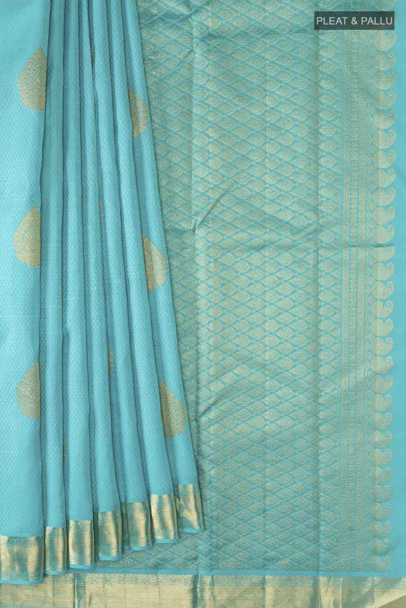 pleats pallu