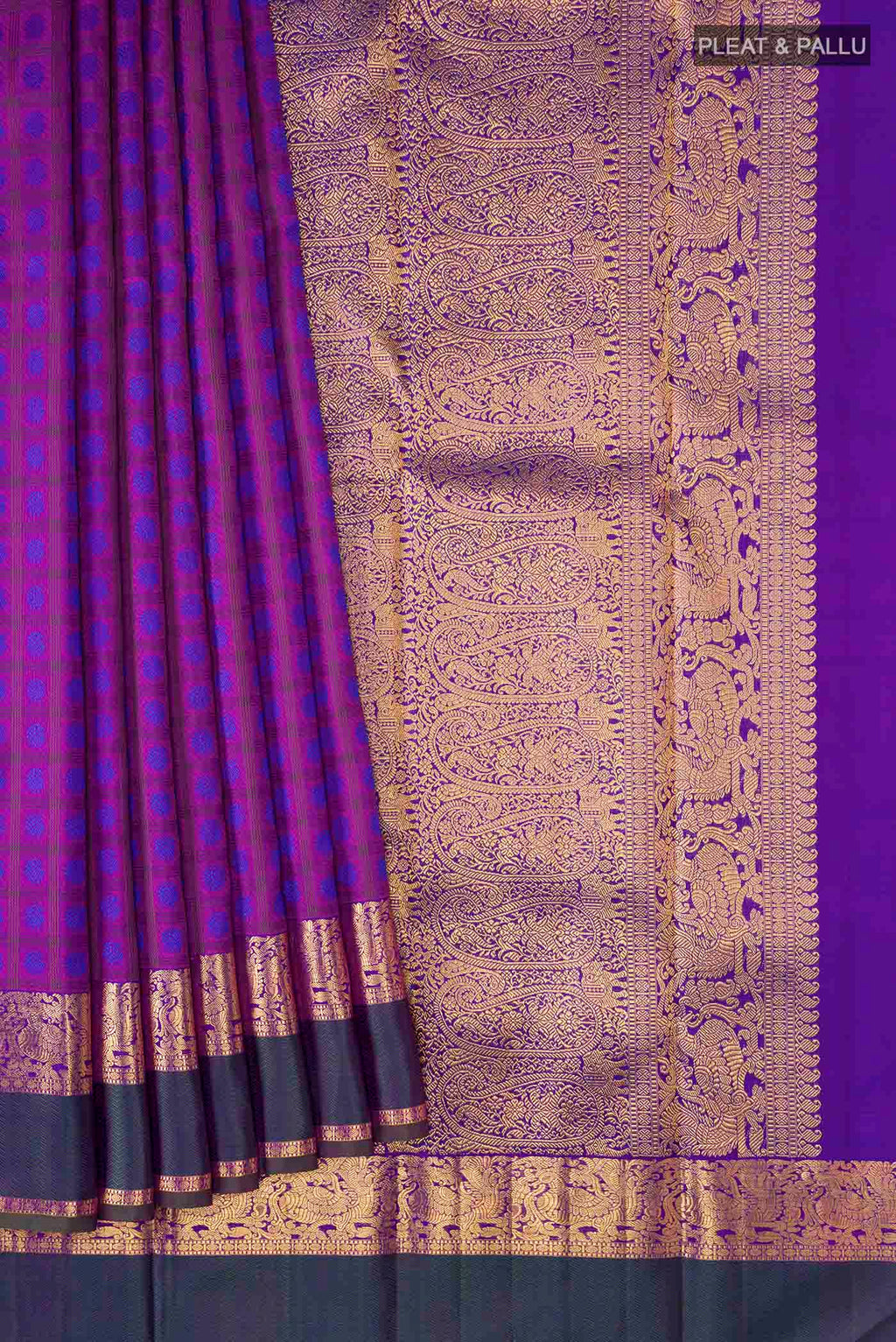 pleats pallu