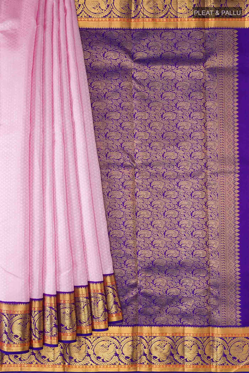 pleats pallu