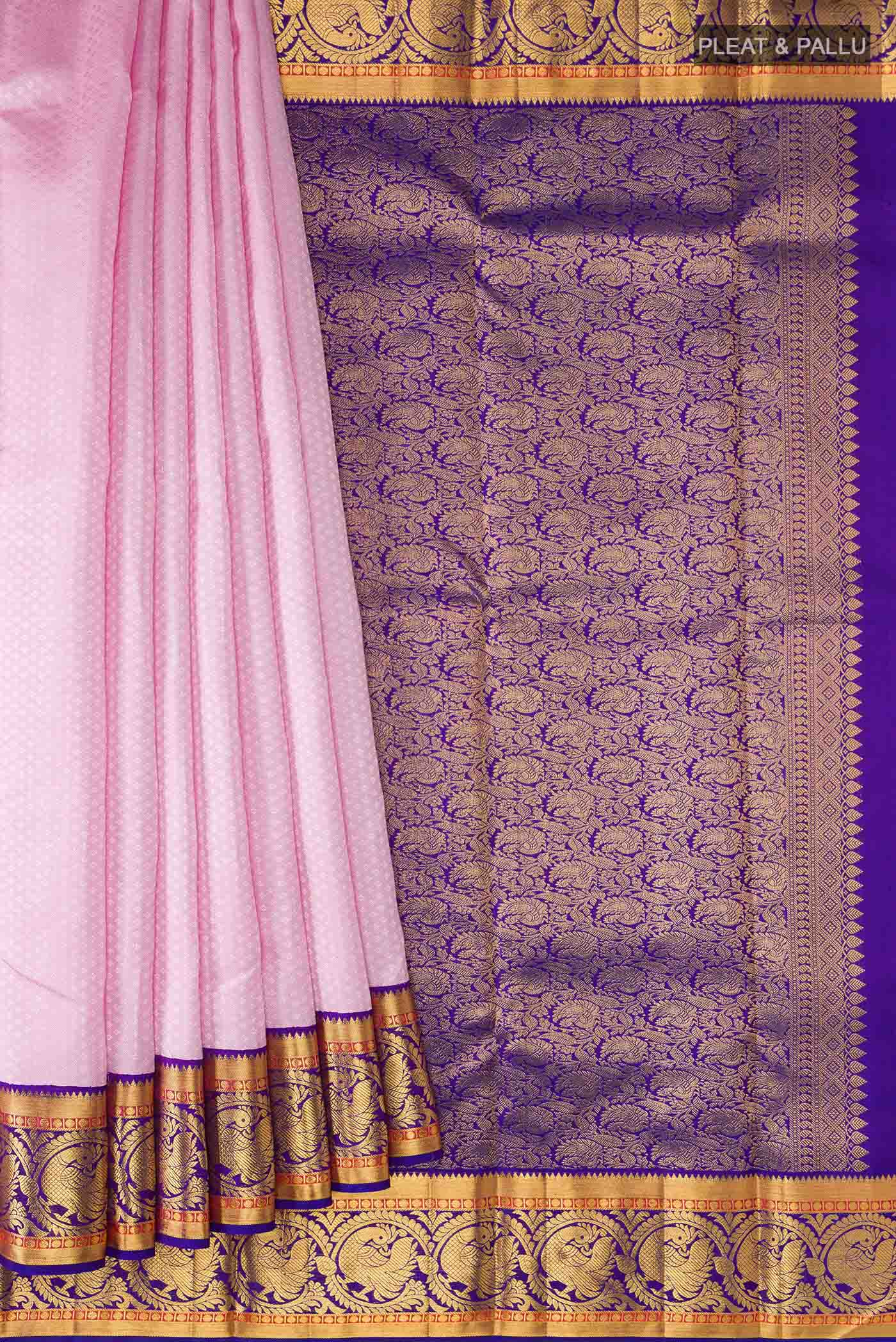 pleats pallu