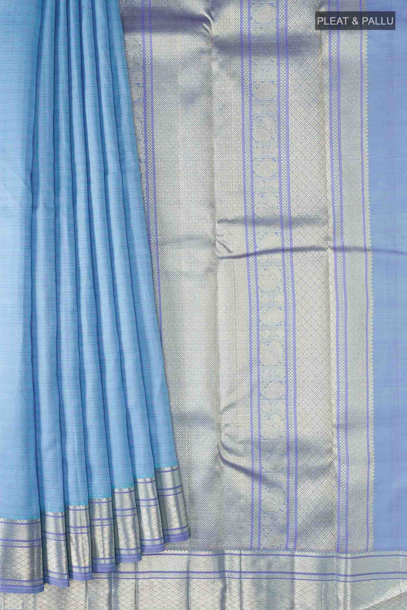 pleats pallu