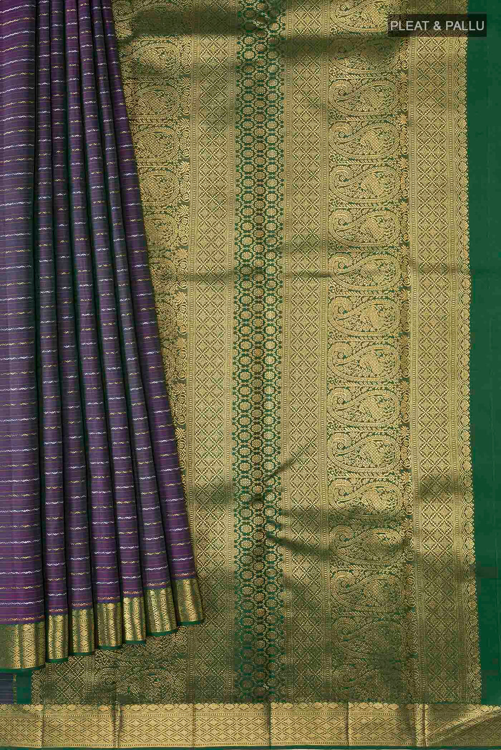 pleats pallu