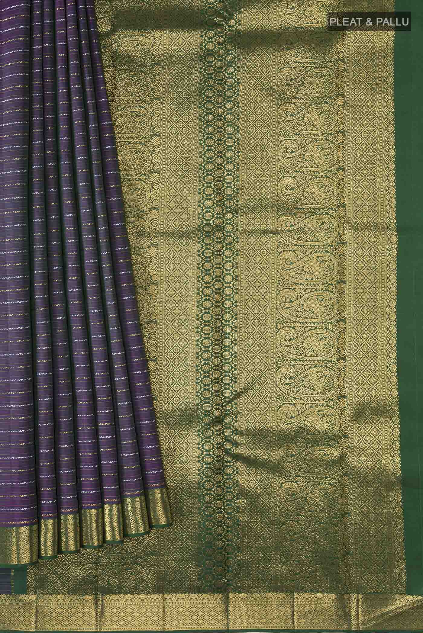 pleats pallu