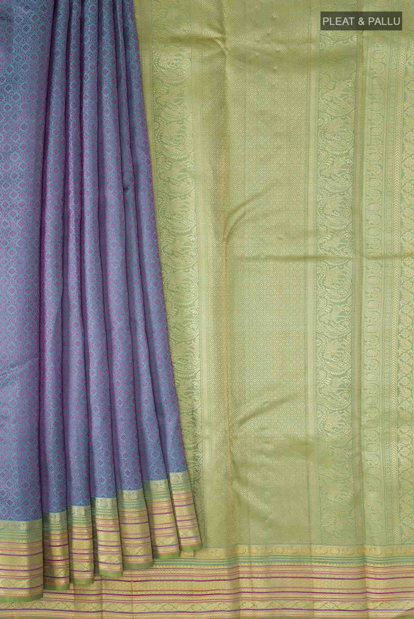 pleats pallu