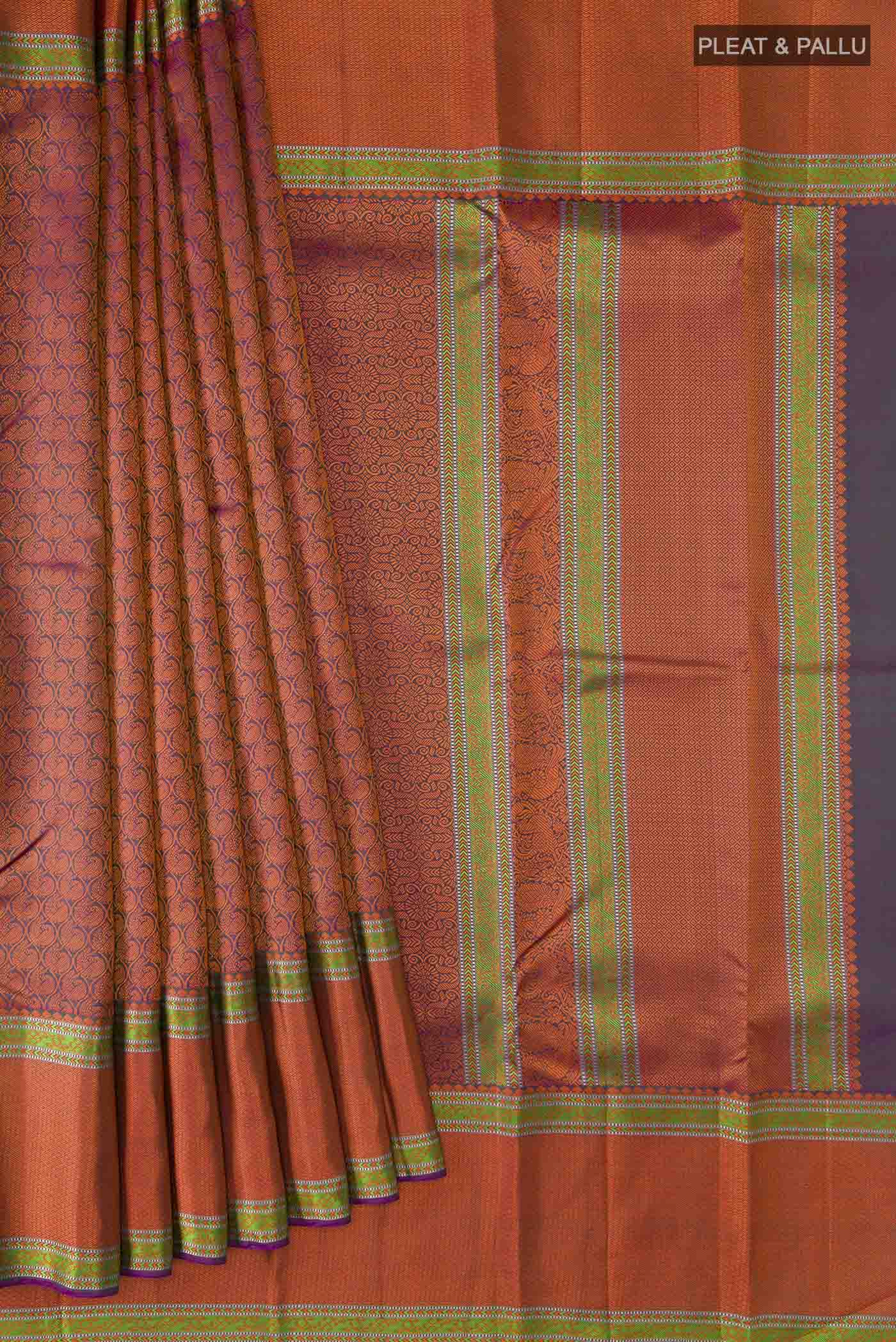 pleats pallu