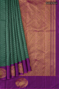 pleats pallu