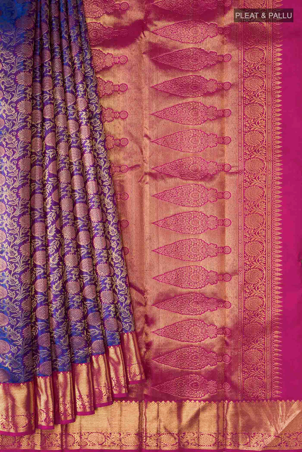 pleats pallu