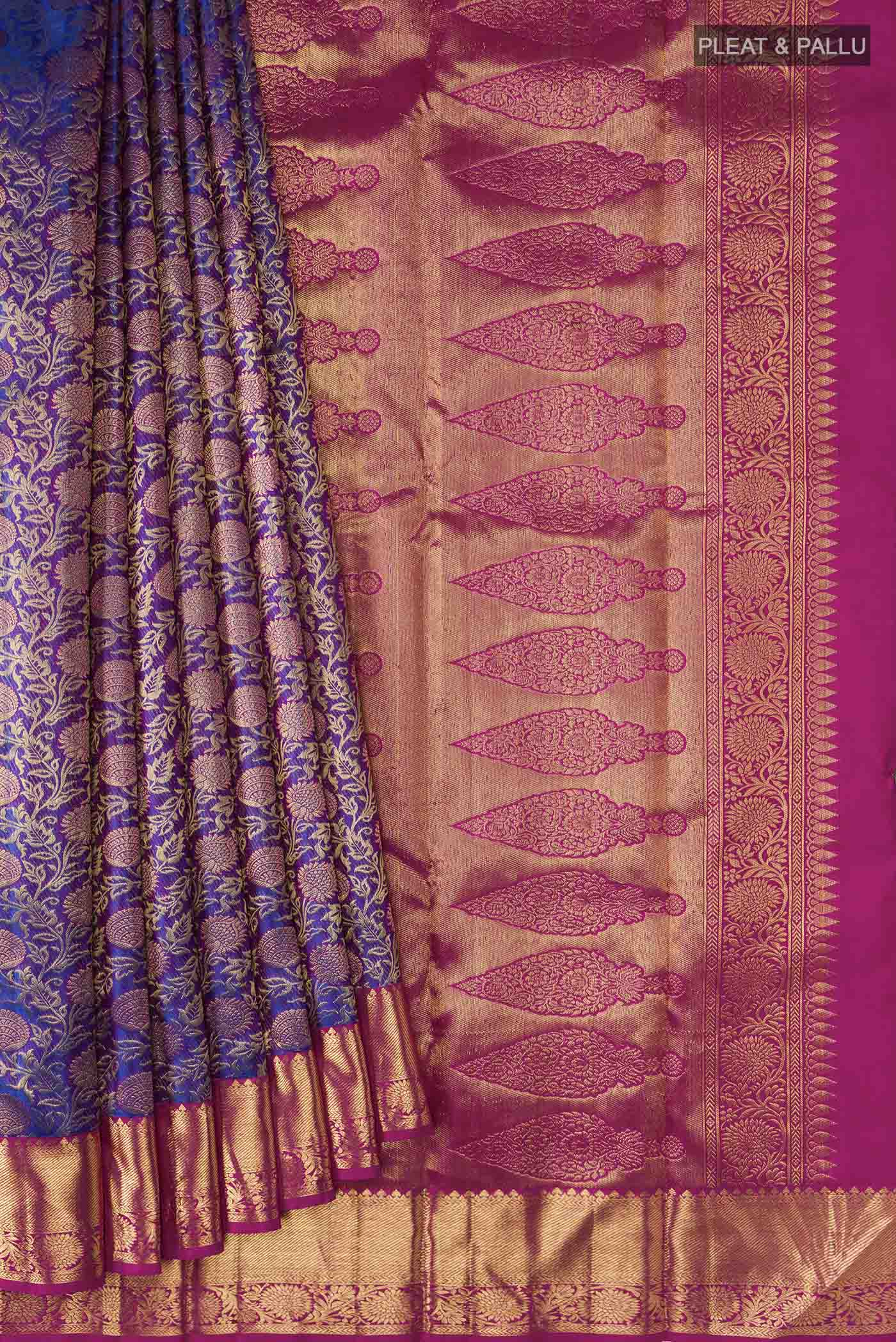 pleats pallu