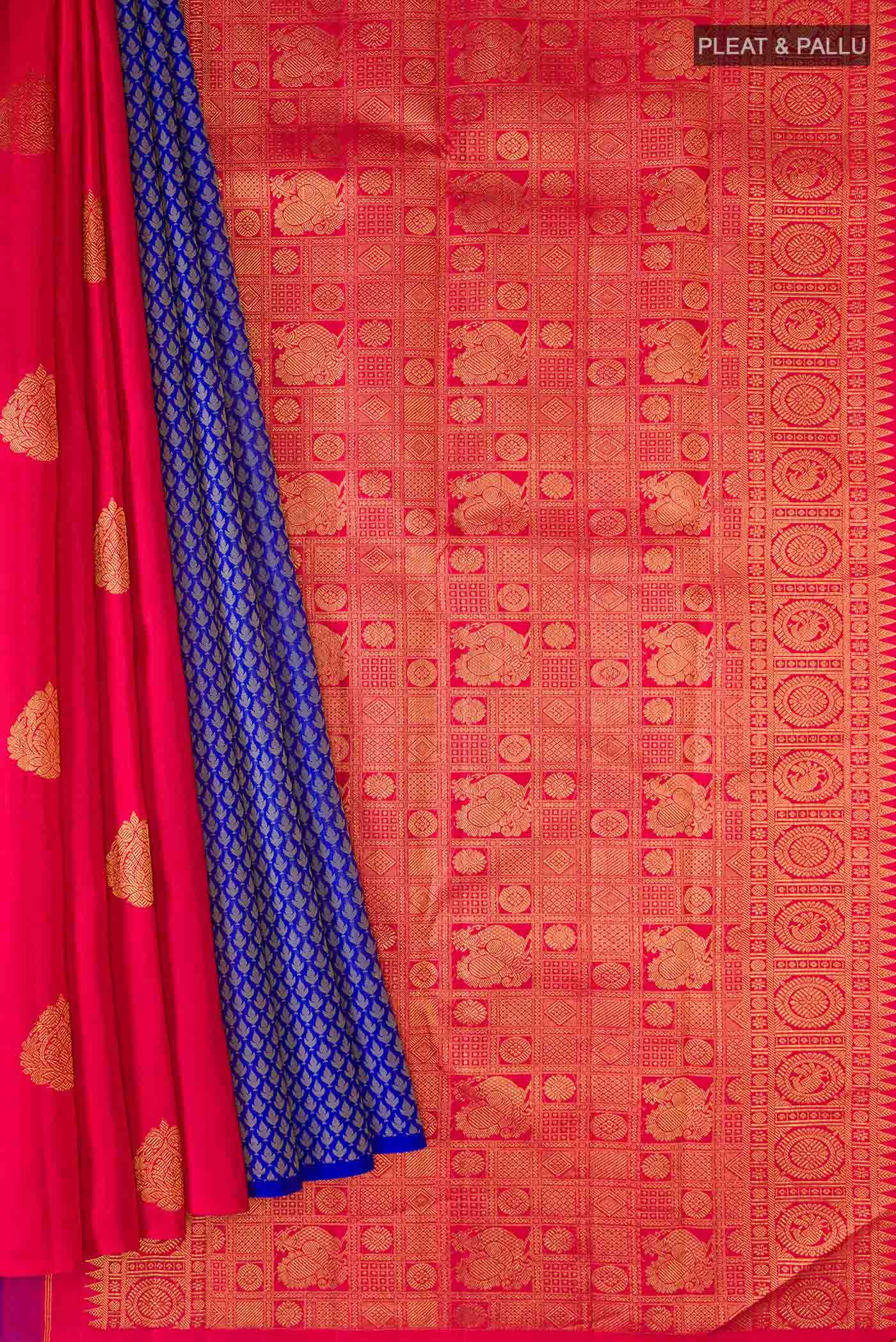 pleats pallu