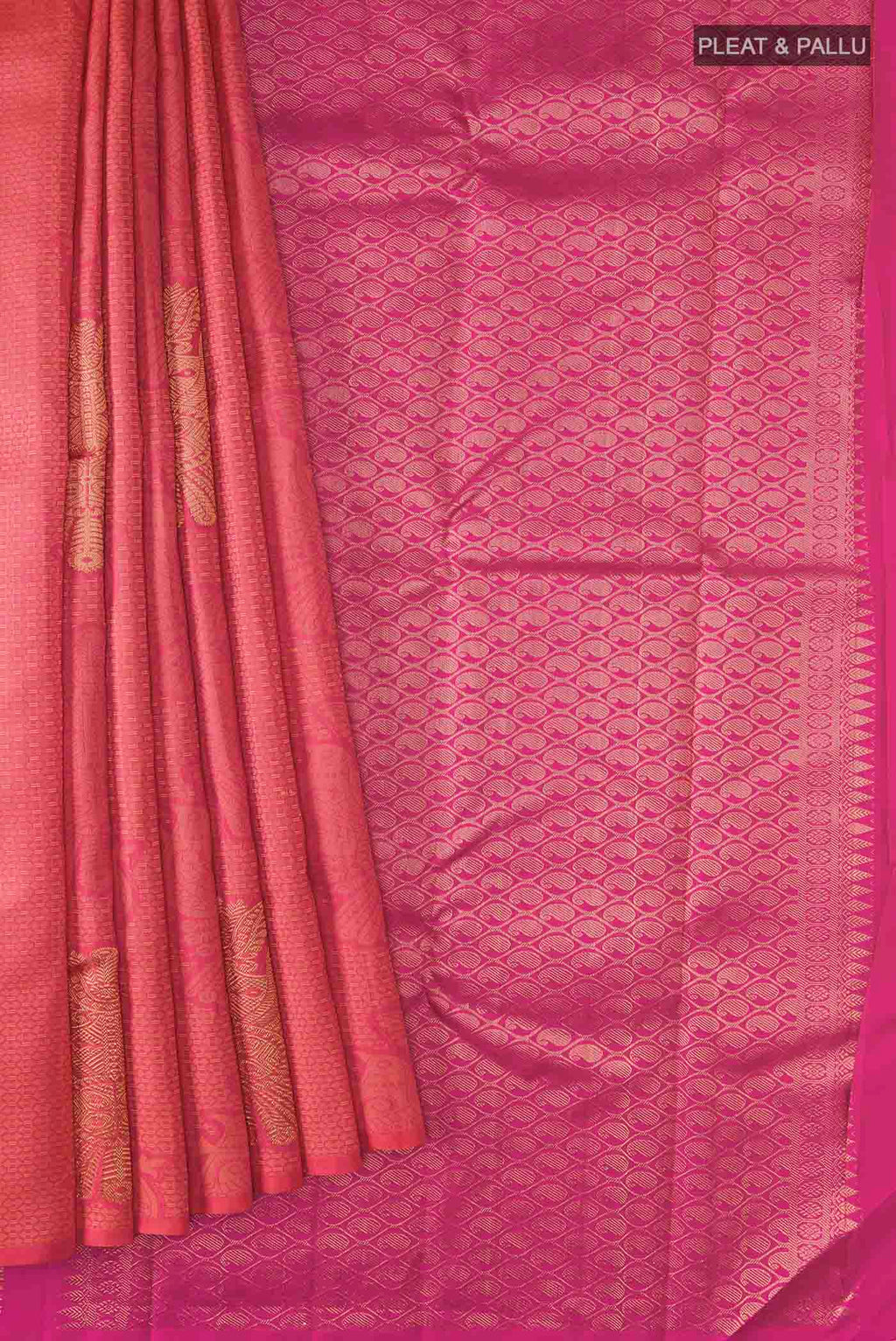 pleats pallu