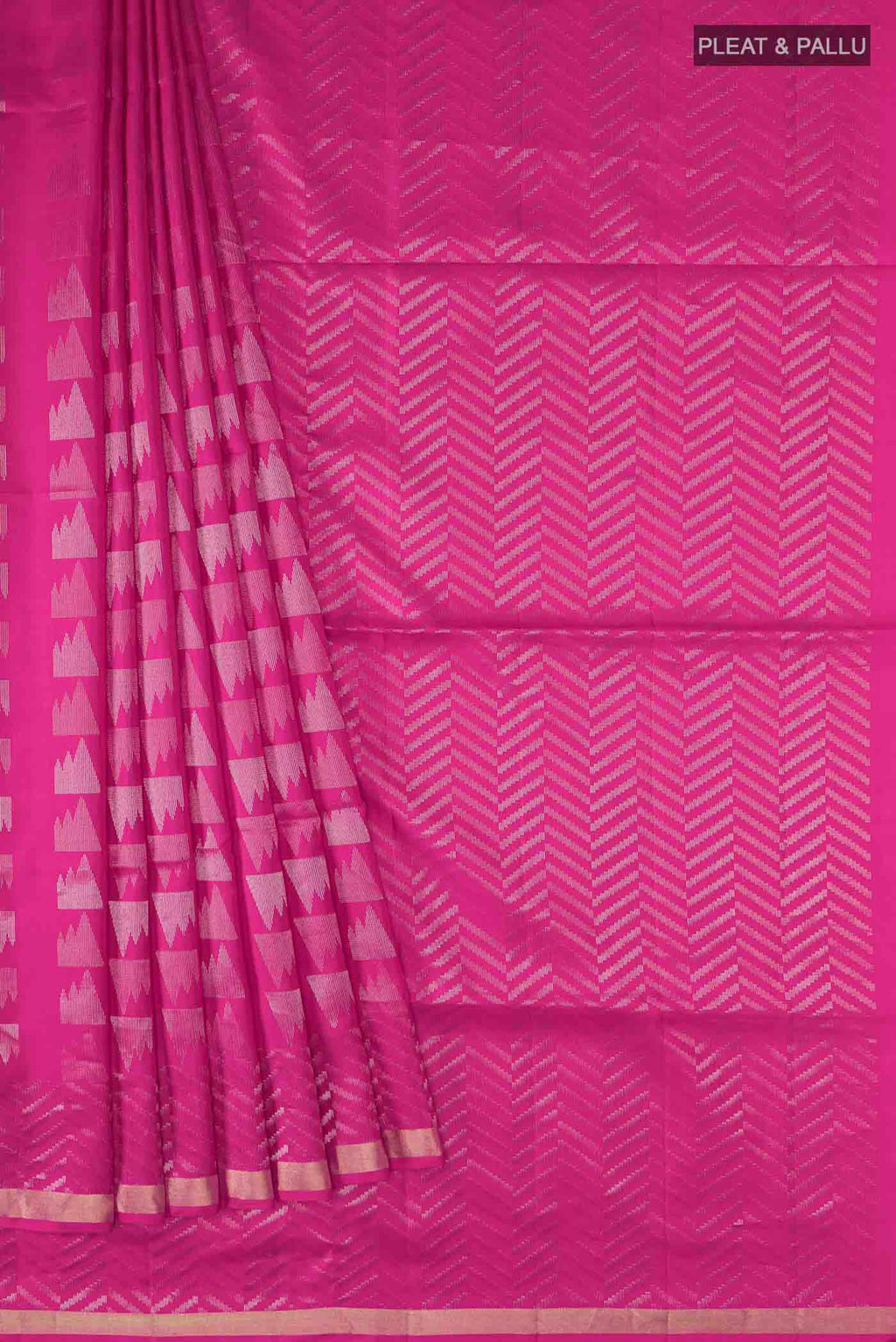 pleats pallu