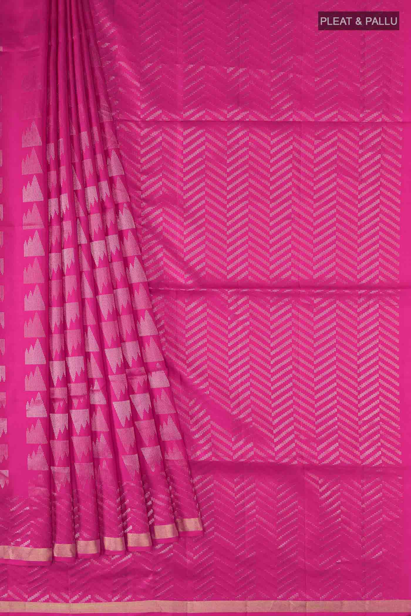 pleats pallu