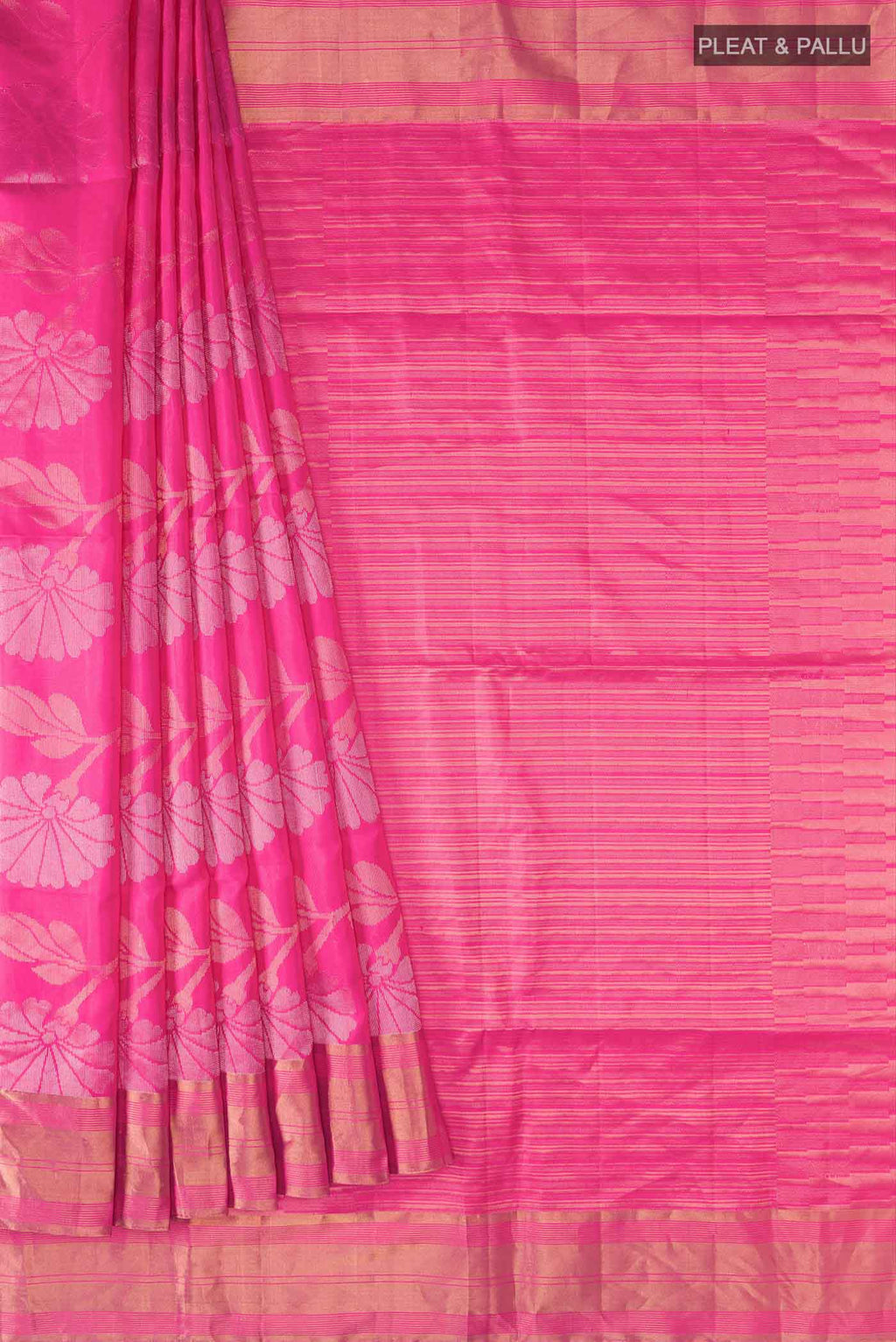 pleats pallu