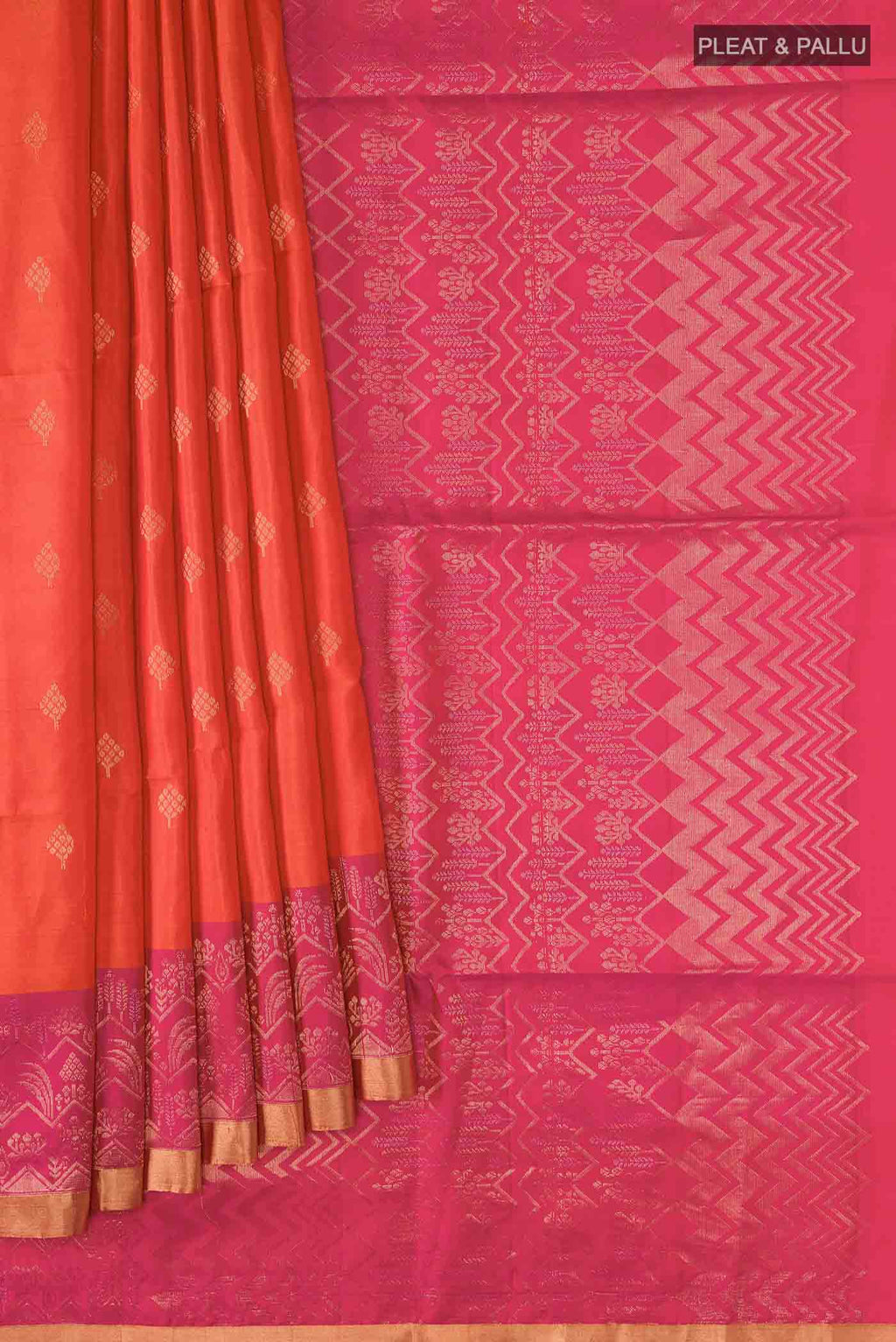 pleats pallu
