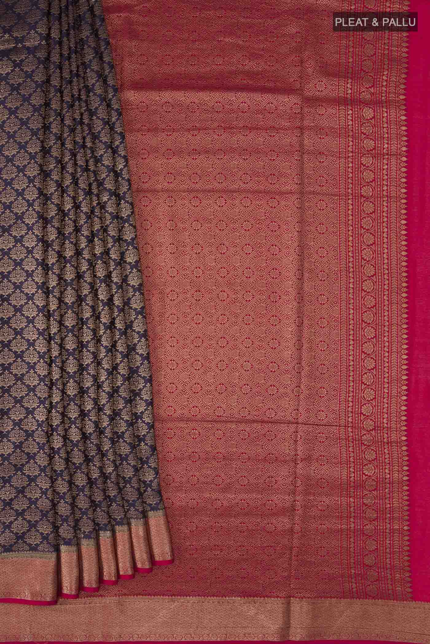 pleats pallu