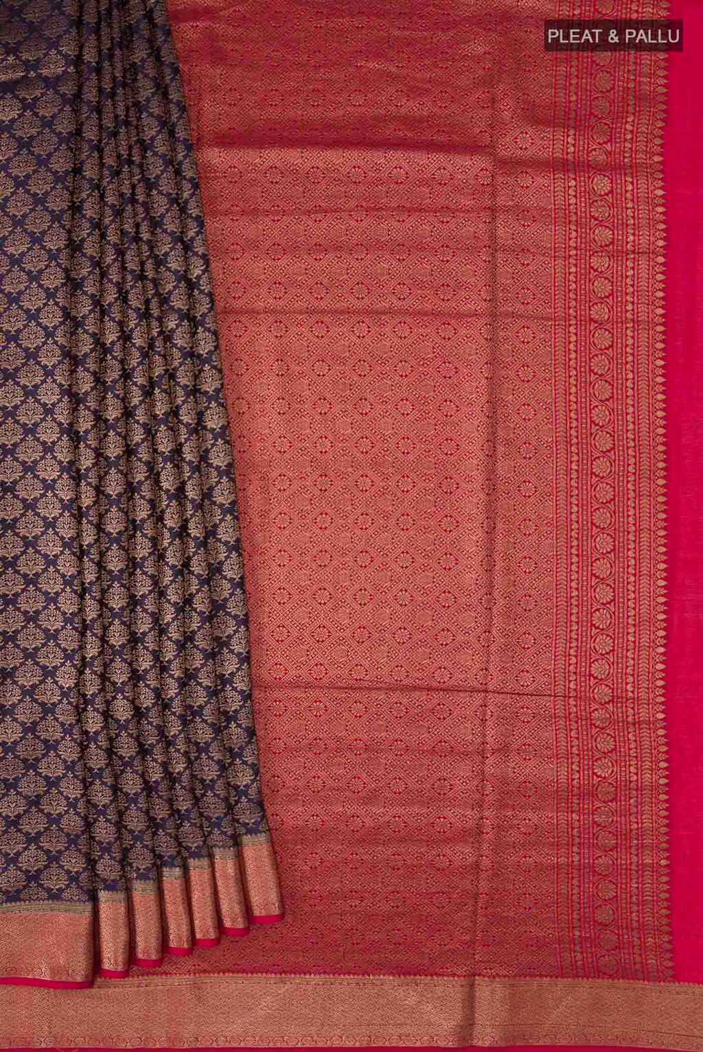 pleats pallu