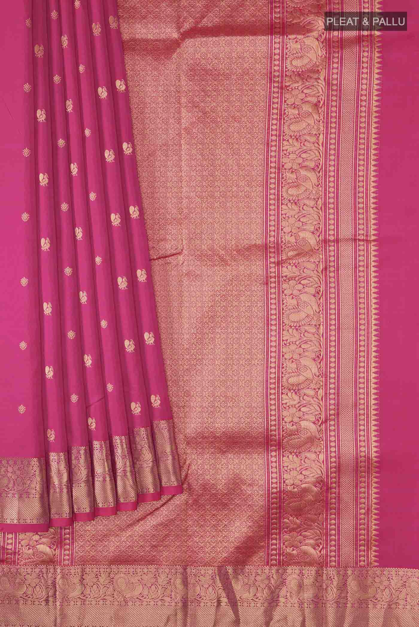 pleats pallu