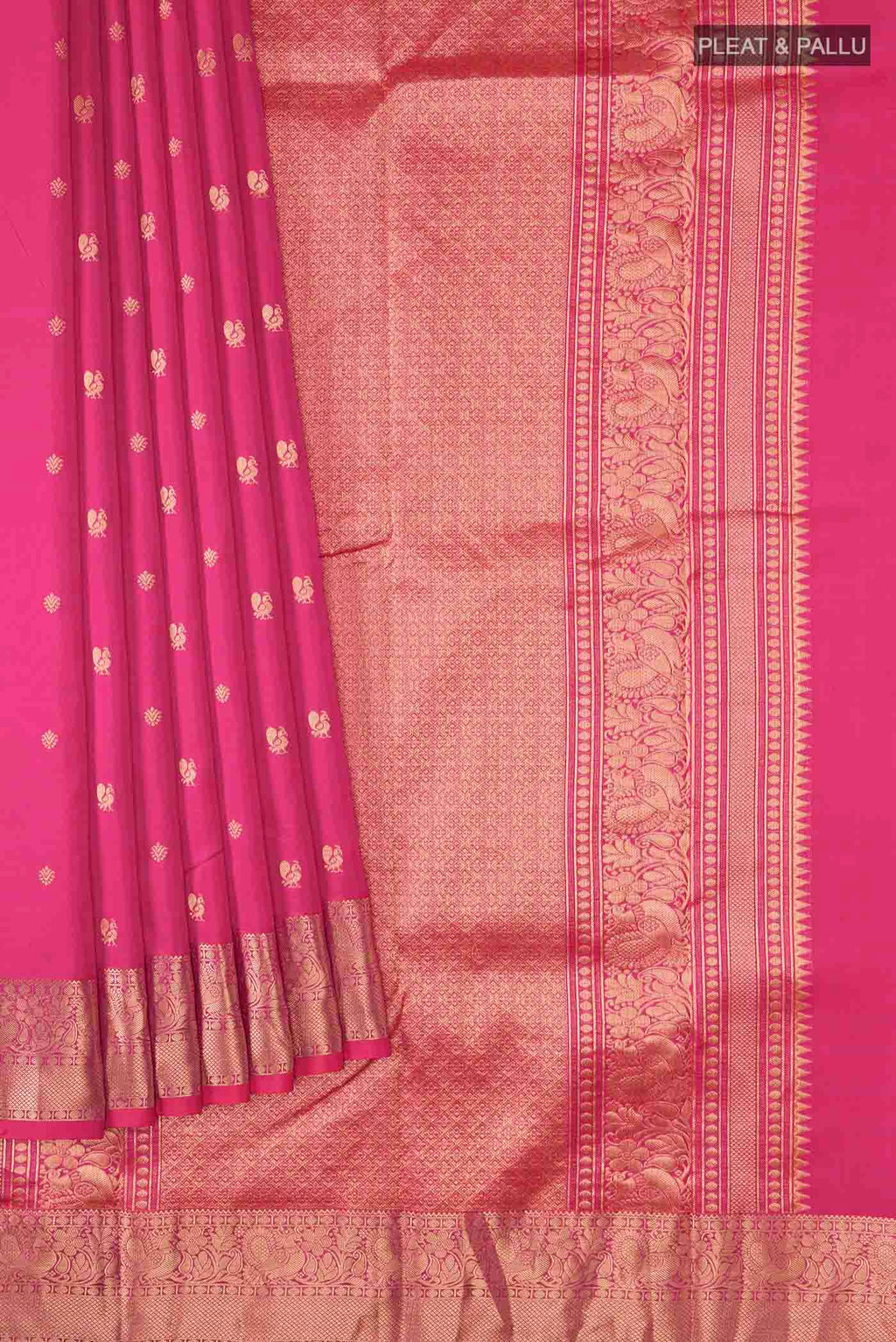 pleats pallu
