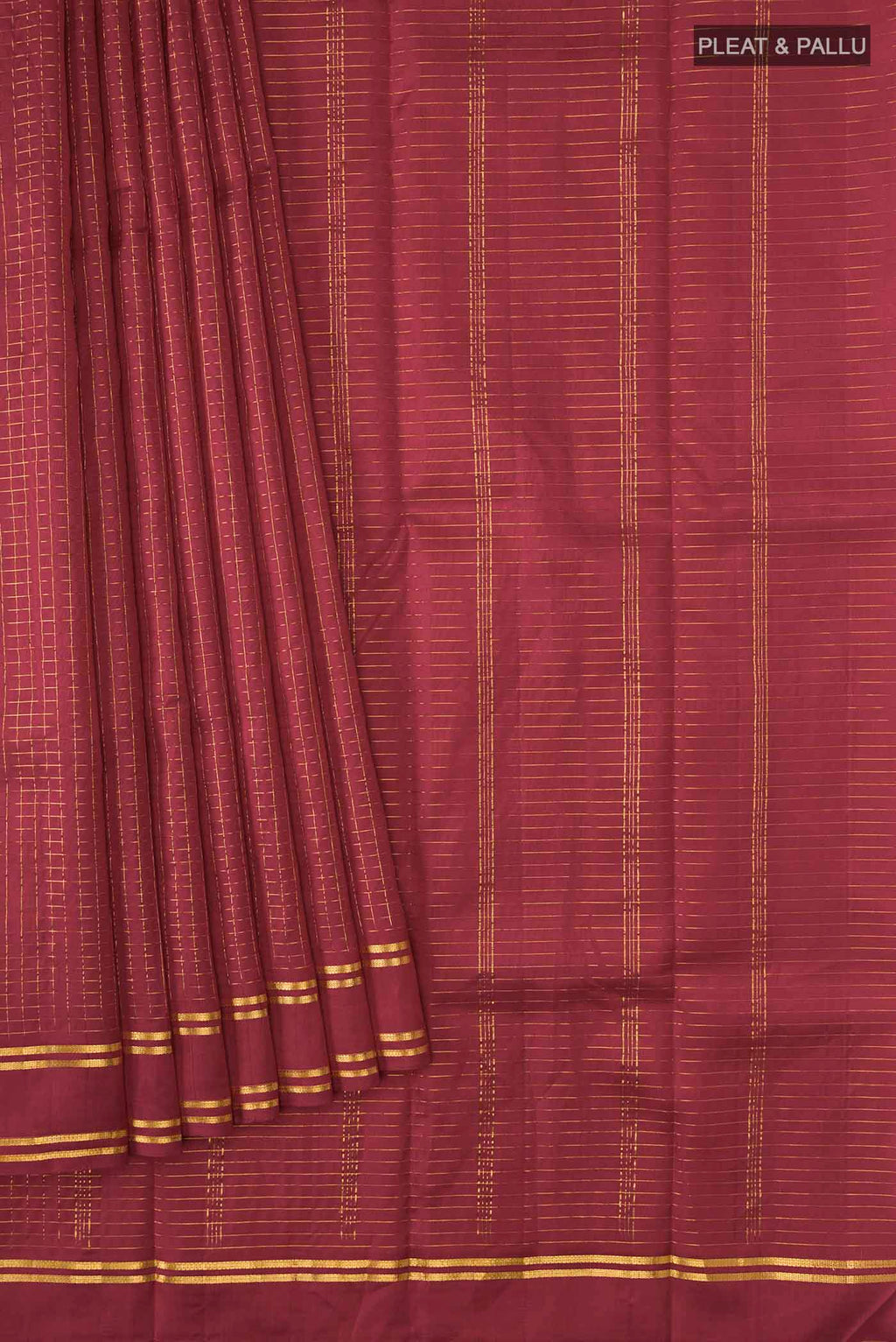 pleats pallu
