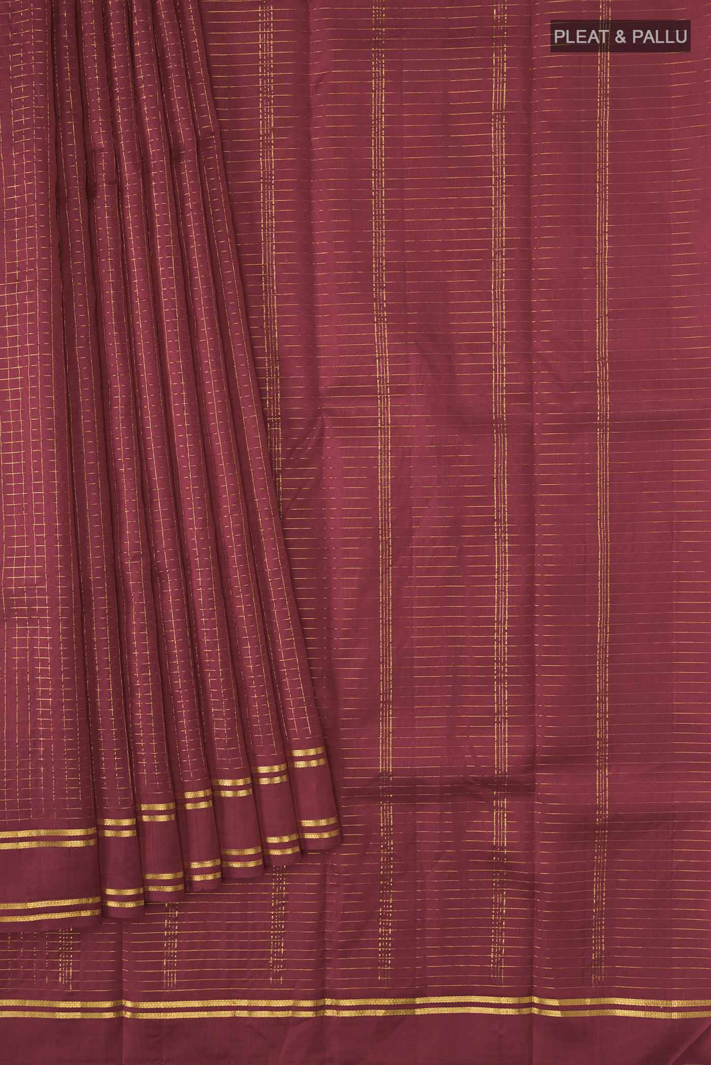 pleats pallu