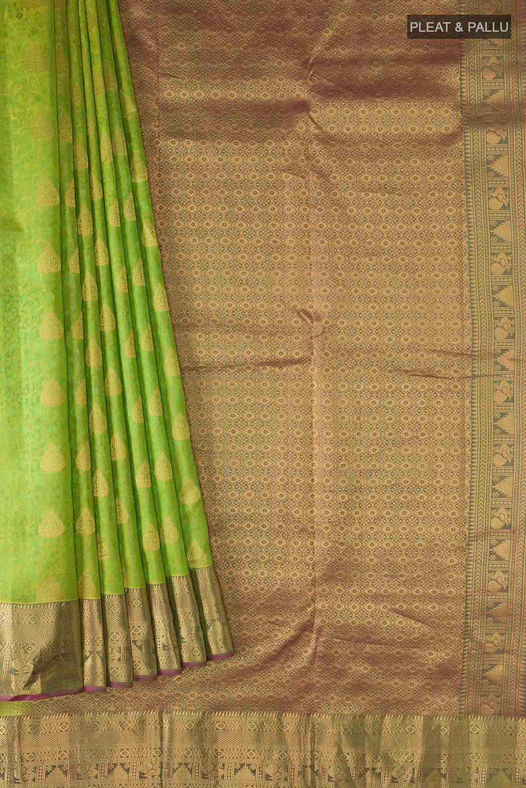 pleats pallu
