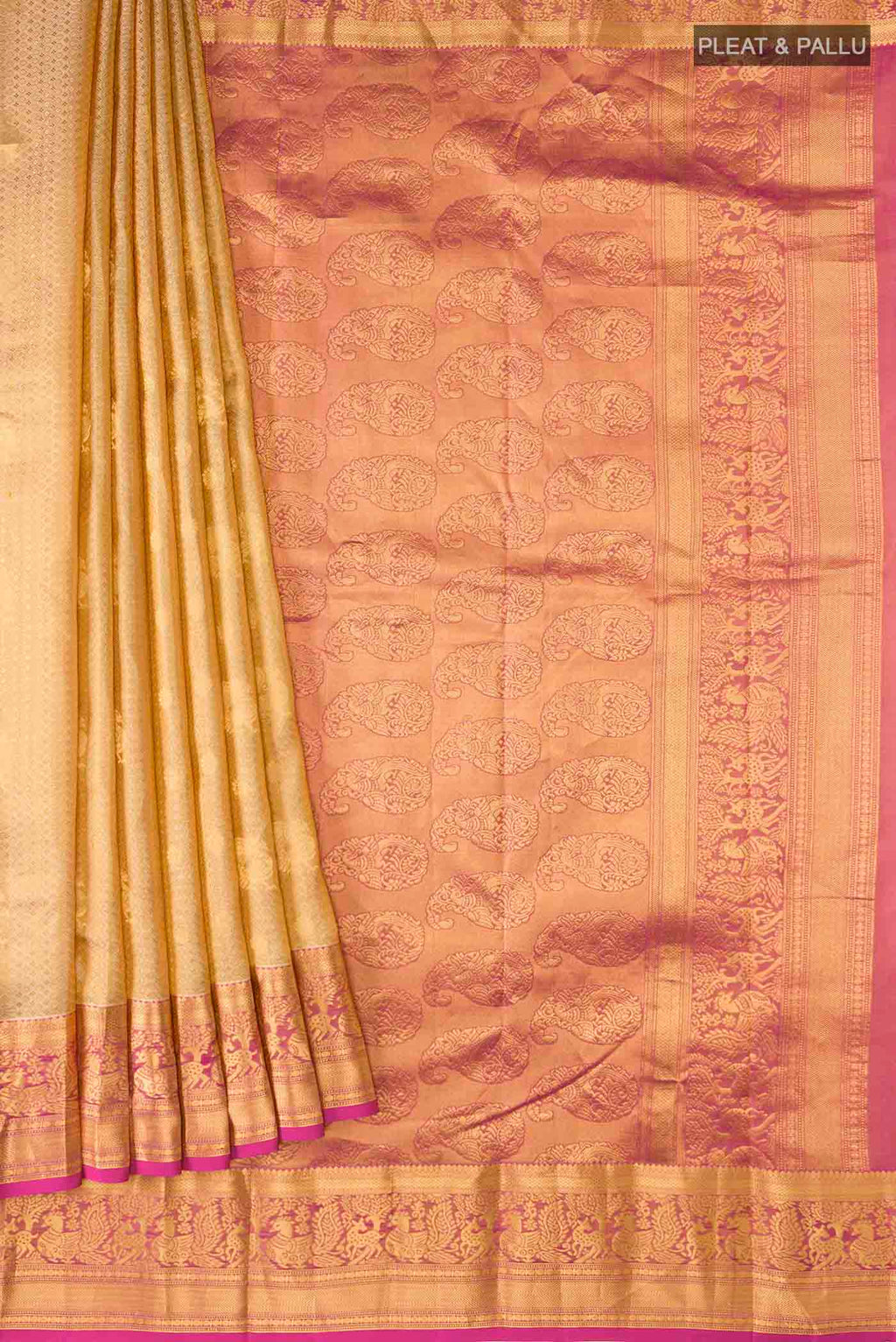 pleats pallu