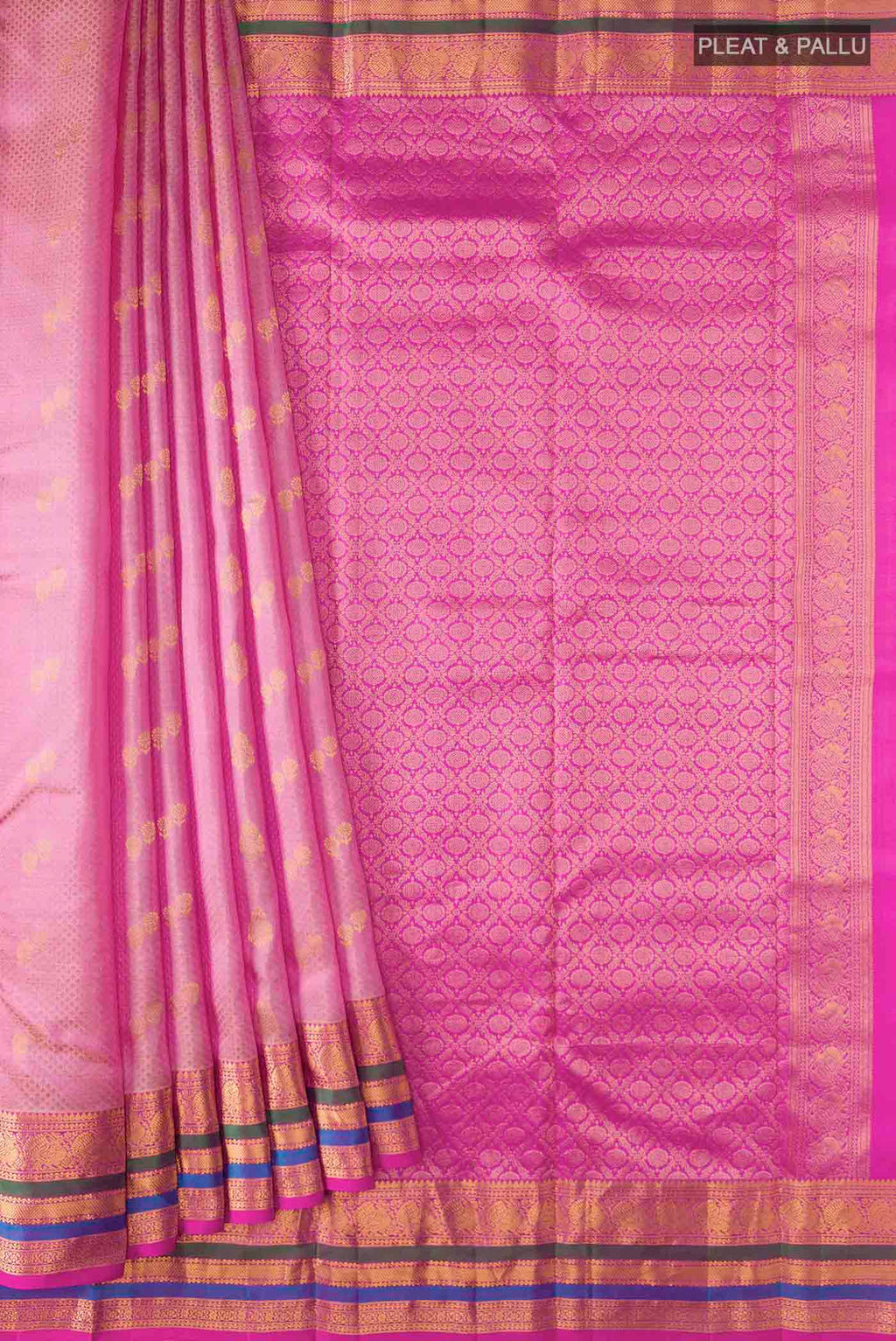 pleats pallu