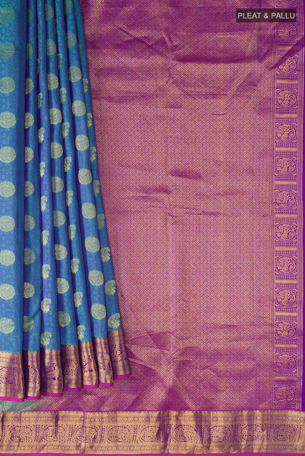 pleats pallu