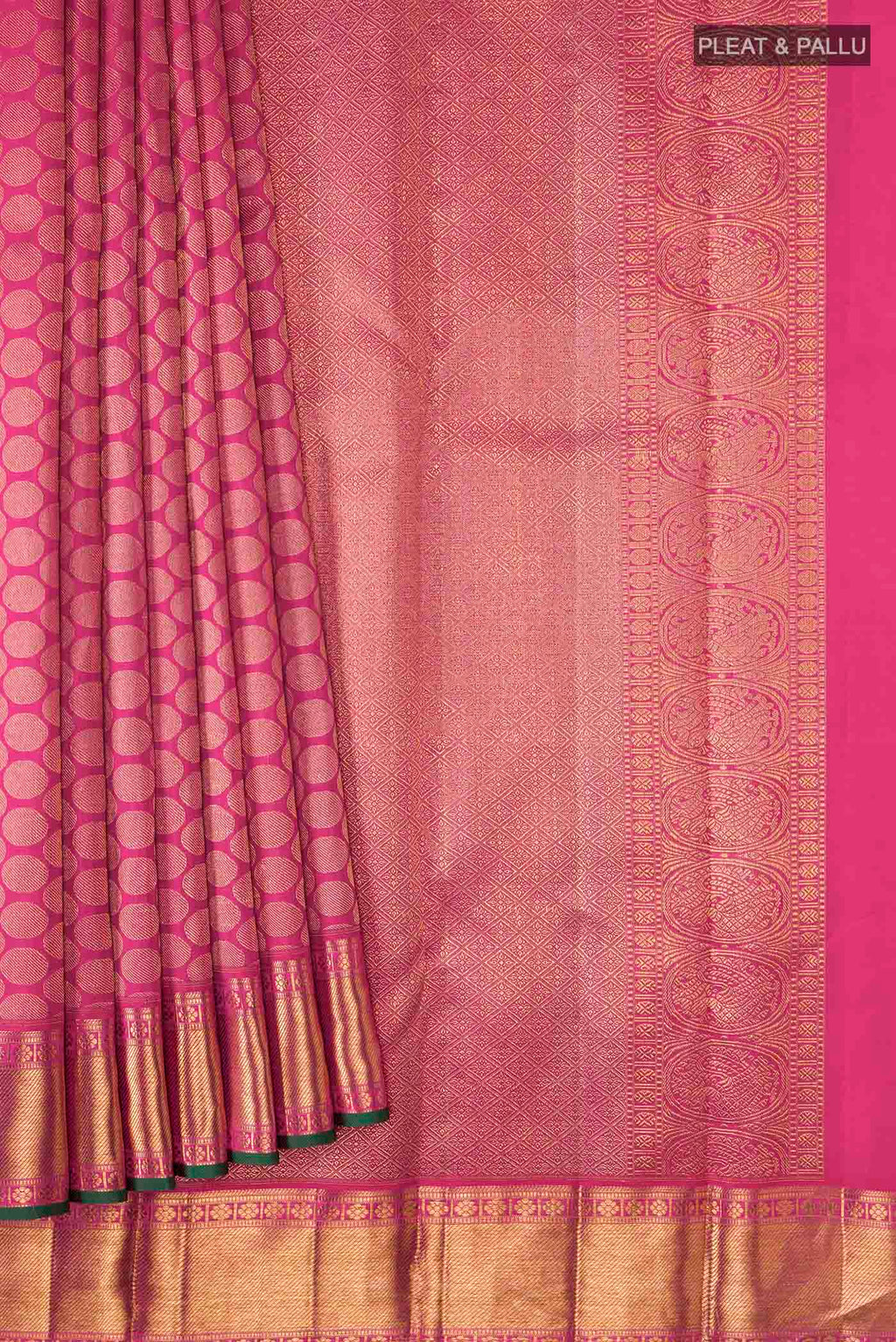 pleats pallu
