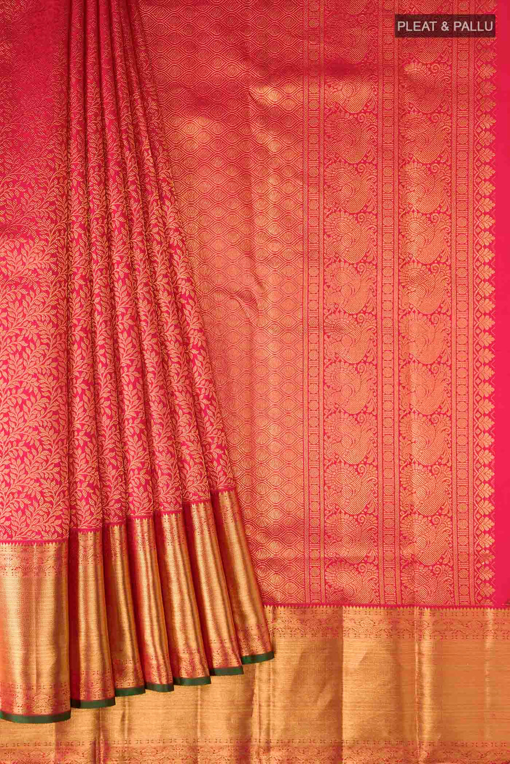 pleats pallu